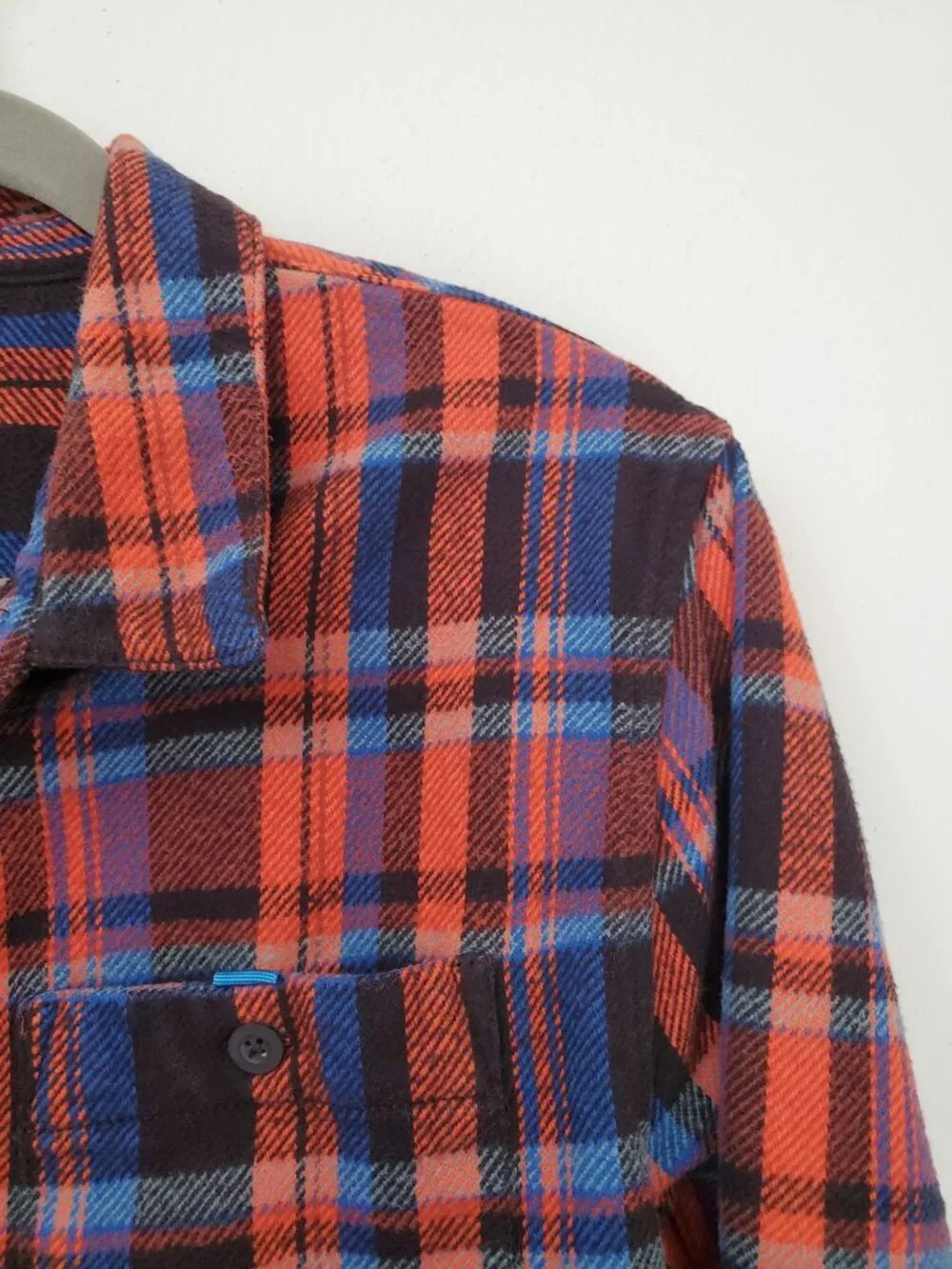 Cotopaxi men's Mero Organic flannel shirt in Cavern Plaid